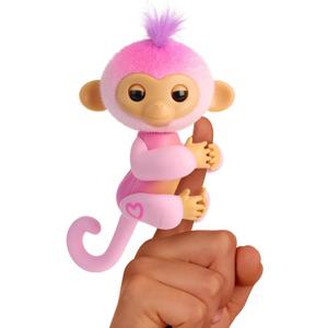 2023 New Interactive Baby Monkey Reacts to Touch  70+ Sounds & Reactions  Harmony (Pink)