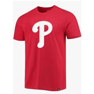 MLB Men's Imprint Match Team Color Primary Logo Word Mark T-Shirt, S, Red