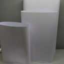 White Cylinder Pedestal Stands for Party- 3 Pieces , Large White Cake Stand, Pedestal Display Plinth Pillars for Wedding Ceremony Birthday Party Art Decor--35.4''(L),29.5''(M),23.6''(S)