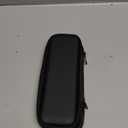 Slim Pencil Case for Adults, Travellers, Insulin Travel, Small Pencil Case Hard Shell, Simple Thin Waterproof Pen Case Organizer Box for Stylus Touch Pen, Art Pen Pencil, Headphones (Black)