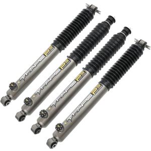 Front and Rear Shock Absorbers P3 Series Compatible With Jeep Wrangler JK 2007-2018 0-2.5" Lift