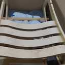 MallBest 3-in-1 Baby Rocker Chair with Double Cushions, for 0-12 Months, Adjustable Wooden Infant Rocker with Removable Cushion and 5-Point Harness for Infant to Toddler（Grey）