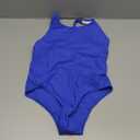 JE Sterguard Girls' Swimwear Swimsuit Kids Bathing Suit One Piece Suits Swim for 4-16 (12 Years, Blue)