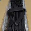 Dog Stairs for Car - Foldable Dog Ramps for Large Dogs with Non Slip Surface, Portable Dog Steps for Cars and SUV, Truck, Support Up to 200 Lbs, 6 Steps (Black)