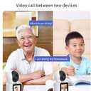 Two Way Pet Camera with 2.8 inch HD Screen, 1080P Video Calling Camera for Indoor Home Security, Indoor Home Nanny/Dog/Baby Security Device with Phone App