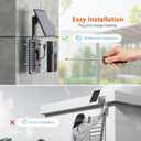 Solar Charger Compatible for Ring Video Doorbell (2020 Release), QIBOX Adjustable Solar Panel Mount, Efficient Solar Charger for Doorbell Camera, Micro-USB Port Charging