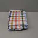 Heavy Duty Vinyl Tablecloth with Flannel Backing Waterproof Oil-Proof Plastic Table Cloth Stain-Resistant Wipeable Rectangle or Square Table Cover for Indoor and Outdoor (Color Checkered 60x102 Inch)