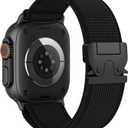 Trail Loop Band for Apple Watch Ultra 3/2/1 Bands 49mm 46mm 45mm 44mm 42mm 41mm 40mm 38mm Men Women, Adjustable Parachute Buckle Elastic Nylon Sport Strap for iWatch Series 11 10 9 8 SE 7 6 5 4 3