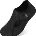 LeIsfIt Water Shoes for Women Men Swim Beach Barefoot Shoes Quick Dry Aqua Socks for Pool Diving Boating River Yoga Lake Surf Size 40