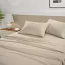 LANE LINEN 100% Cotton Pillowcases, King Size Pillow Cases Set of 2, Fits King Size Pillows, Premium 450 Thread Count Sateen King Size Pillow Cases, Soft & Breathable King Pillow Covers - Paloma
