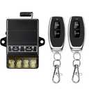 Wireless Remote Switch,AC 110V/120V/240V/40A Relay,Wireless RF Switch for Household Appliances,Pump,Dust Collector,Lights,and Electrical Equipment with 328ft Long Range(110V Remote Switch)