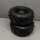 16x8-7 ATV Wheels, 3 lug 16x8-7 Tubeless Tires for Kazuma Quad ATV Go Kart UTV 125cc 150cc Off Road Tyres 3 Holes Rim set of 2