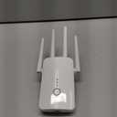 2026 WiFi Extender Signal Booster - 2.4GHz 300Mbps WiFi Booster for Home, Covers Up to 10999 Sq. Ft, Easy Setup, Ethernet Port & Access Point, Stable Internet Performance with 80+ DevicesWhite