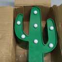 Extra Large - 3 Pack LED Cactus Light Cinco de Mayo Decorations 10 x 5.5 Inch Cactus Decor Mexican Fiesta Party Decorations Cute Night Lamp for Table Kids' Room Bedroom Living Room Gift Party Home