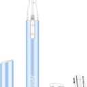 Eyebrow Trimmer, Precision Electric Eyebrow Razor for Women Battery-Operated Facial Hair Remover with Comb No Pulling Sensation Painless for Face Chin Neck, Upper-Lip, Peach-Fuzz
