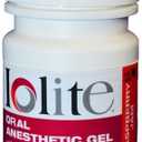 IOLITE Oral Topical Gel with Xylitol and Vitamin E - Gluten Free - Relief for Canker Soars and Dental Pains (1oz, Raspberry Jam) Exp: 01/2028