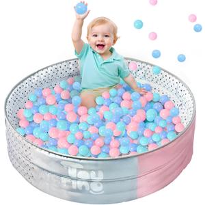 Baby Ball Pit for Toddlers with Balls Included and Double Function with Two, Baby Play Mat, Ball Pit for Babies, Piscina de Pelotas para Bebes, Ballpit, Corrales para Bebes