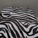 Rockland Safari Hardside Spinner Wheel Luggage, Zebra, Carry-On 20-Inch