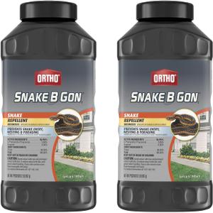 Ortho Snake B Gon1 Repellent Granules, Snake Repellent for Yard - No-Stink Formula, Covers Up to 1,440 sq. ft., 2 lbs. (2-pack)