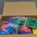 TOPNEW 12 Ninja Tree Climbing Holds for Kids Climber, Adult Climbing Rocks with 6 Ratchet Straps for Outdoor Ninja Warrior Obstacle Course Training (Multicolor)