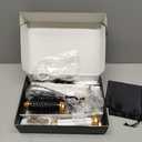 6 in ONE Hair Dryer Brush, Blow Dryer Curling Wand Hair Styling Tools Set, Ionic Hot Air Massage Oval Blowout Hair Dryer, Left&Right Hair Styler (Light White)