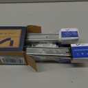 LONTAN 5 Pcs Center Mount Drawer Slides Bottom Mount for Cabinet and Dresser 18 Inch Heavy Duty Drawer Rails 12.35" Extension Glide Track