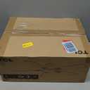 TCL Ceiling Fans with Lights, 52 Inch Low Profile Ceiling Fan with Light and Remote Control, Flush Mount, DC Reversible Motor, Noiseless, 6 Speeds Ceiling Fan for Bedroom (Black)