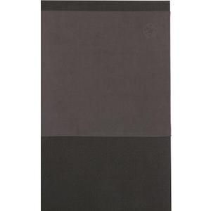 Manduka eQua Yoga Hand Towel - Quick Drying Microfiber, Lightweight, Yoga Accessories Easy for Travel, 16 Inch (40cm), Thunder Grey