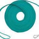 Long Dog Leash Waterproof Recall Training Lead Outdoor Long Line Great for Training, Beach, Play, Camping, or Backyard (16ft, Emerald Green)