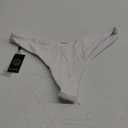 RELLECIGA Women's Cheeky Bikini Bottom (Large, White(see-through When Wet))
