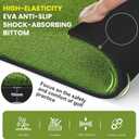5x4ft & 6x4ft Extra Large Golf Hitting Mat, 26mm Thick Tri-Turf Golf Practice Mat for Indoor Outdoor Training, 3-in-1 Professional Golf Turf for Driving, Chipping & Swinging, Gifts for Him Men Women, 5x4ft Tri-Turf Sized