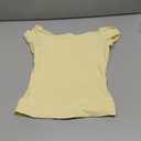 SUUKSESS Women Double Lined Off The Shoulder Tops Fitted Going Out Basic Shirts, Size M