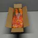 Geegoods 16 Bundles Artificial Fall Flowers Outdoor  Faux Lavender Flowers with Monkey Grass UV Resistant Plastic Faux Plants for Halloween Front Door Porch Patio Yard Balcony Decor, Orange Color