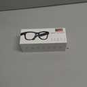 AI Smart Glasses, 4K HD Camera, Bluetooth Calling, Anti-Shake Video Recording, Live Translation, AI Object Recognition, Dual Mic, 270mAh Battery, Black