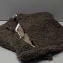 MIULEE Pack of 2 Faux Fur Chocolate Throw Pillow Covers 18x18 Inch Boucle Decorative Sherpa Pillow Covers Fuzzy Accent Soft Sheepskin Fleece for Boho Home Decor Sofa Living Room Couch Bed