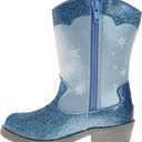 Disney Frozen Cowgirl Western Boots - Elsa and Anna cowboy boot - Blue (size 12 Little Kid)