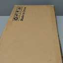 2-Pack Expandable Pull-Out Cabinet Organizer 21"Deep with Raising Pad for Framed Cabinets, Upgrade 3 Slide Rails Slide Out Drawers, Roll Out Shelves Adhesive, Adjustable Width 12.05"-20.4" Black