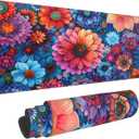 Flowers Mouse Pad Gaming Large Extended Computer Mouse Mat Keyboard Full Desk Mousepad for Gaming, Office, Home 11.8x23.6 Inch (Colour-17)