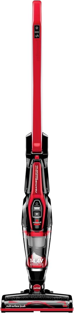 Bissell Featherweight Cordless XRT 14.4V Stick Vacuum, 3079 (Black/Red)
