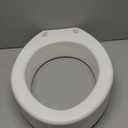 NOVA Medical Products Toilet Seat Riser, Raised Toilet Seat, White, 1 Count