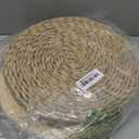 Lineshading 4 Pcs 12 Inch Boho Floor Cushions Classroom Decorations Extra Thick Cattail Grass Corn Double-Layer Flexible Seat Floor Cushions for Classroom Kids Students Learning Daycare School Chair