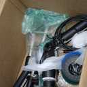 Leebein Electric Spin Scrubber, Shower Scrubber with 4 Adjustable Angles and 8 Brush Heads, Electric Scrubber with Long Handle & Remote Controller, Cleaning Brush for Bathroom, Tub, Floor (Black)