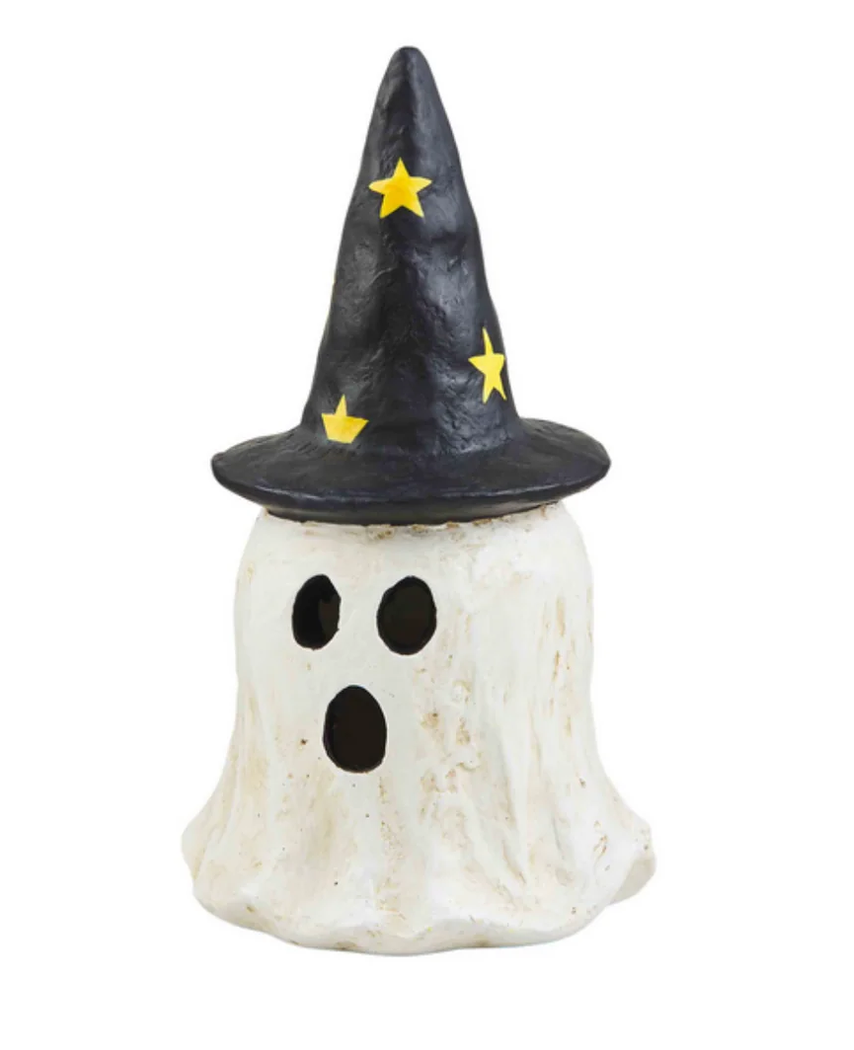 Ghost with Black Hat Lantern