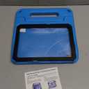 LTROP Kids Case for iPad A16 11th Generation 11-inch 2025/ iPad 10th Generation 10.9-inch 2022 with Screen Protector, Lightweight Shockproof Convertible Handle Stand Cover for iPad 11/10 Gen, Blue