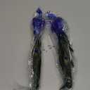 Artificial Peacock Birds, Natural Feathered Peacock with Long Tail, Christmas Peacocks Ornaments for Crafts Home Wedding Party Christmas Tree Ornaments (1Pcs)