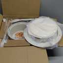 Astercook Ceramic Non-stick Cookware 21 Pcs Pots and Pans Set, Detachable Handle, RV Kitchen Non Stick Cooking Set Removable Handles, Oven Safe, Induction Ready, Stackable, Cream White