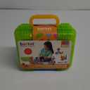 Battat- Bristle Blocks- STEM Interlocking Building Blocks- 85 pc Playset- Reusable Carry Case- Developmental Toys for Toddlers & Kids- Safari Adventure Carrying Case- 2 Years +