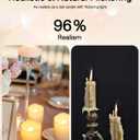 SHYMERY Flameless Votive Candles,50 Pack Flickering Electric Fake Battery Operated LED Candles,200+Hour Long Lasting LED Tea Lights for Wedding,Halloween,Christmas,Party and Holiday Decoration