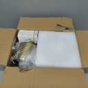 Gold Table Lamp for Nightstand with Frosted Glass Globe Lamp Shade, Mid Century Modern Bedside Lamp with Gold Metal Base, Small Nightstand Lamp Side Table Lamp for Bedroom Living Room Entryway (1 Pack)