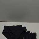 Molasus Women's Cotton Underwear High Waisted Full Coverage Ladies Panties  (Black), S